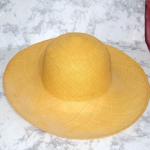 Hat Vintage Australian Straw J A B Sun Beach Wide Brim